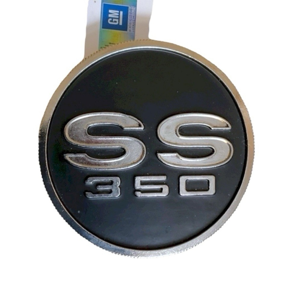SS 350 1967-1968‎ Camaro Chevrolet Metal Gas Cap Replica Round Wall Decoration